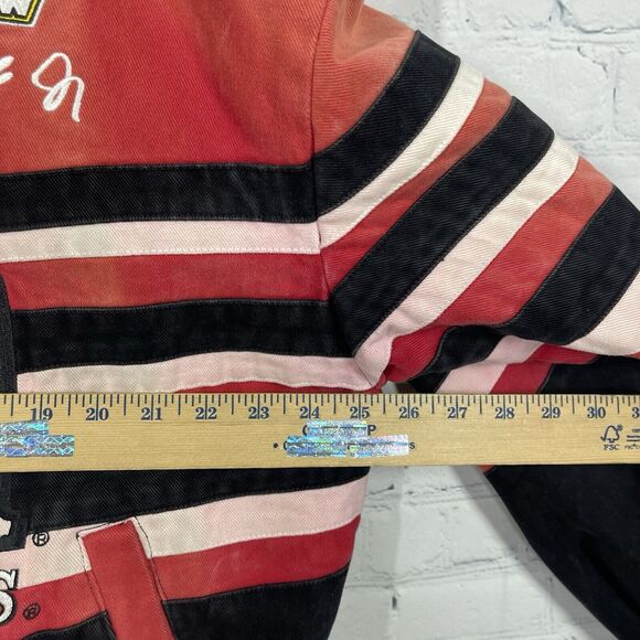 Vintage Chase Authentics Nascar Budweiser Dale Earnhardt Jr Bomber Jacket Men XL - Picture 7 of 16